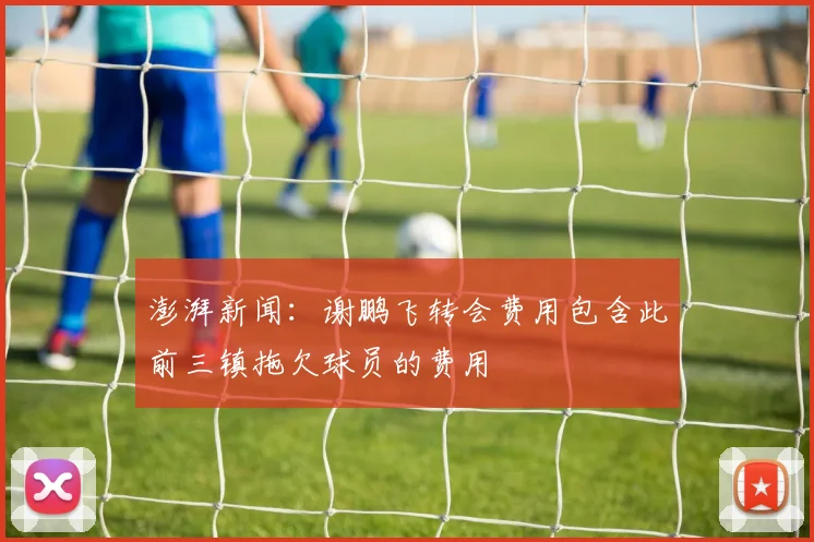 澎湃新闻：谢鹏飞转会费用包含此前三镇拖欠球员的费用
